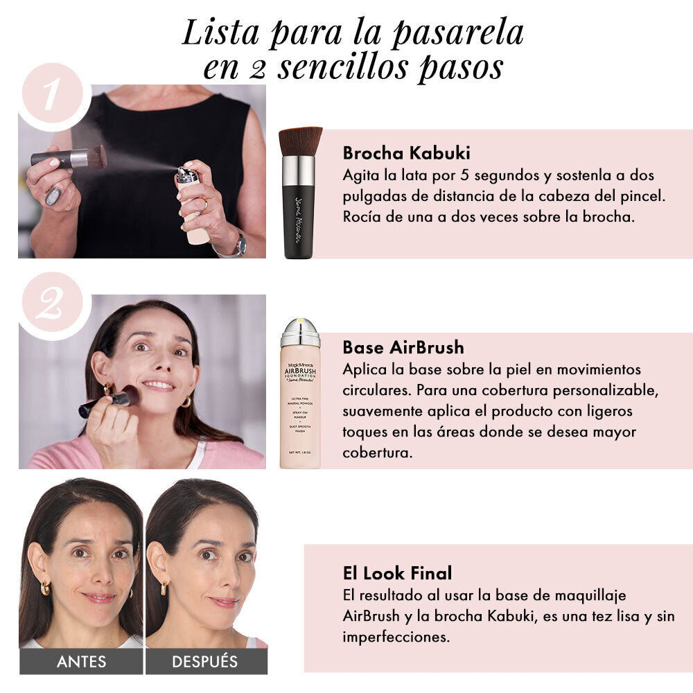 Set de Base de Maquillaje en Aerosol de 2 Piezas (Nueva cliente especial)