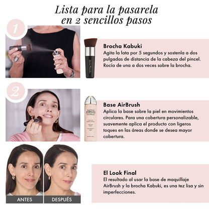 Set de Base de Maquillaje en Aerosol de 2 Piezas (Nueva cliente especial)